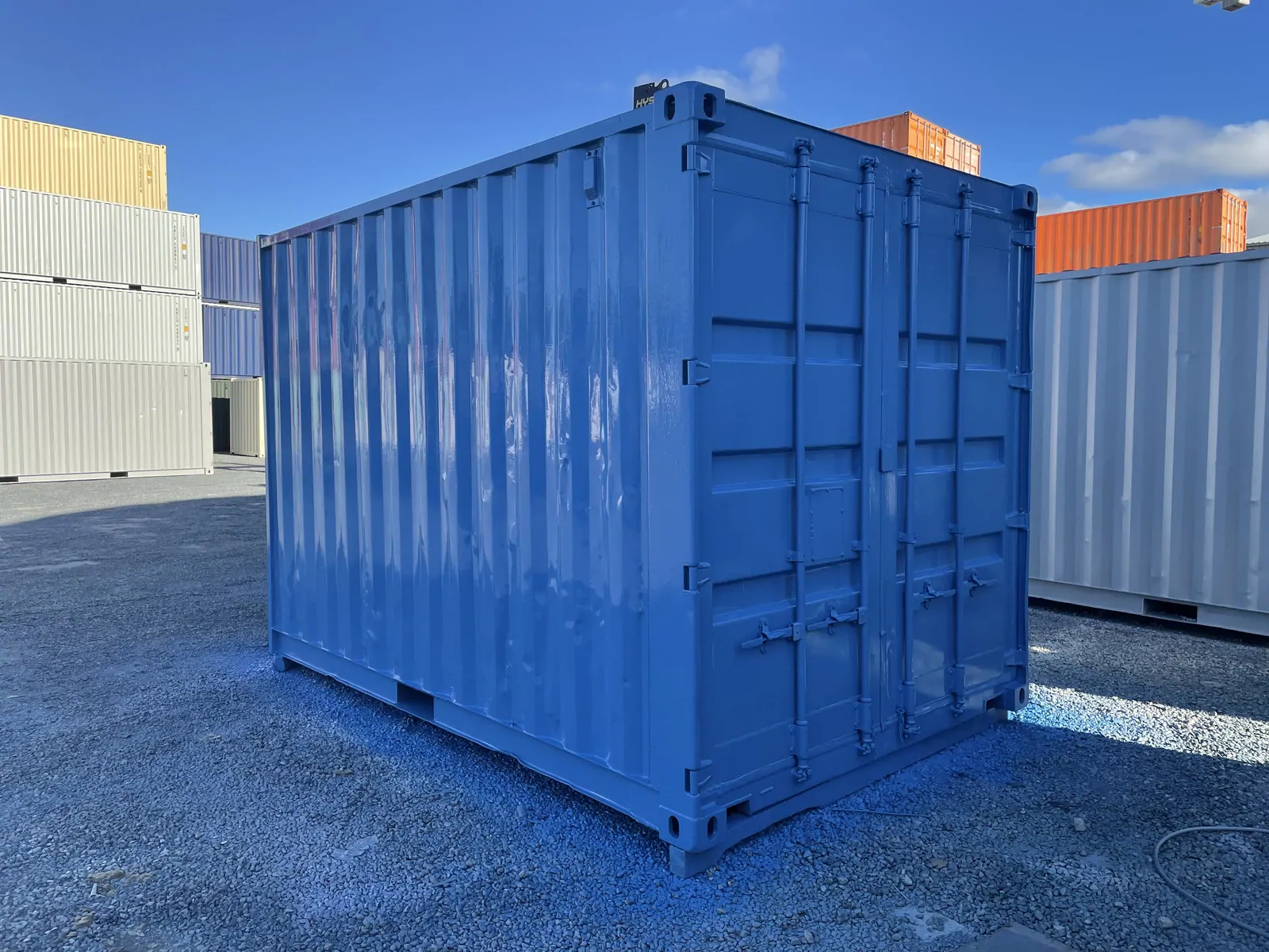 10ft Shipping Containers — cargo doors closed