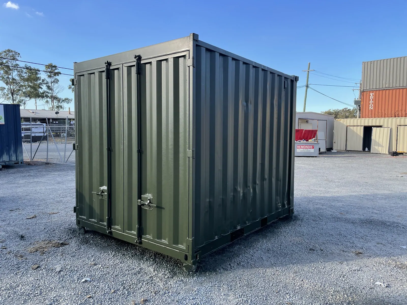 Preparing your site for a container — ground, footings and drainage
